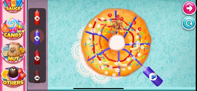 甜甜圈食品制作店游戏图1