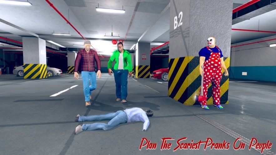 邪恶小丑恶作剧3D游戏安卓版图片2