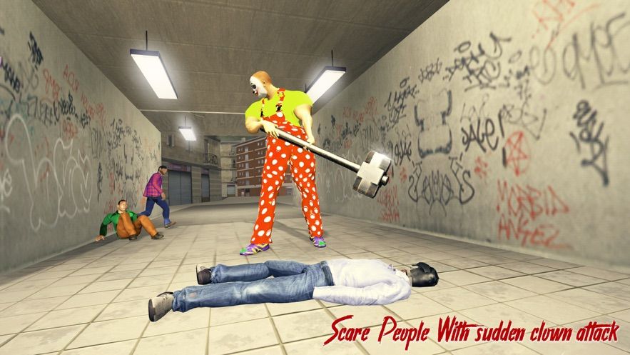 杀手小丑生存模拟帮派袭击2024游戏图3