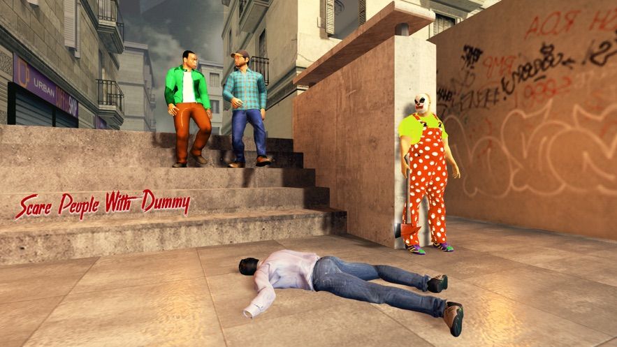 杀手小丑生存模拟帮派袭击2024游戏安卓官方版图片1