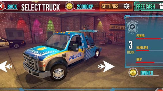 警察拖车驾驶模拟器游戏图2