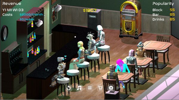 赛博朋克酒吧模拟器游戏图3