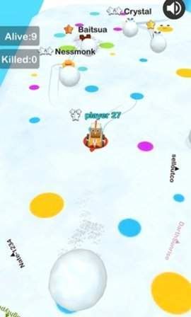 冰冻卡丁车滚雪球游戏图3