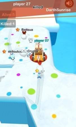 冰冻卡丁车滚雪球游戏图1