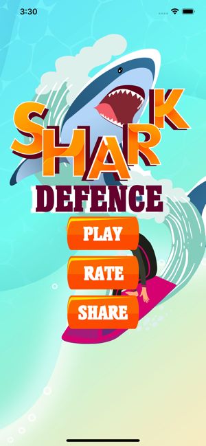 鲨鱼防御战游戏图1