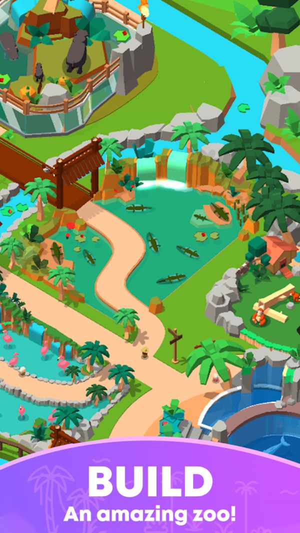 闲置动物园世界游戏图1