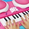 女孩粉红钢琴游戏