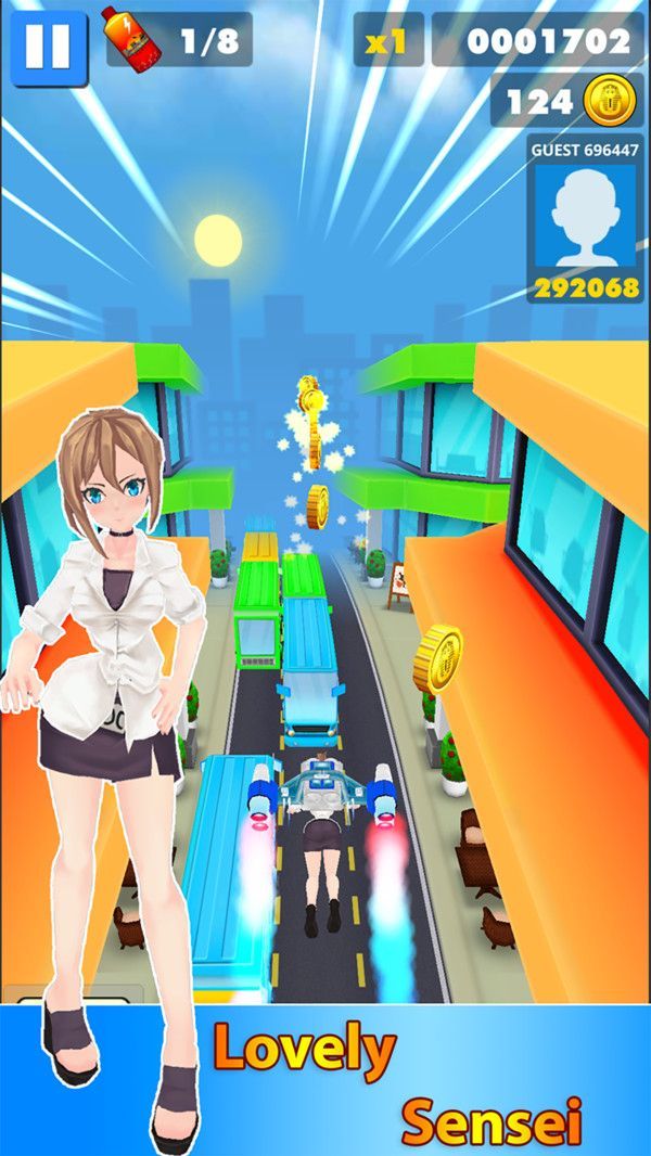 地铁美女跑酷游戏官方版图片1