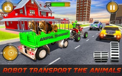 医生机器人运输宠物动物运输车游戏图2