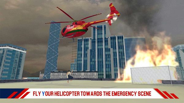 消防直升机救援游戏图2
