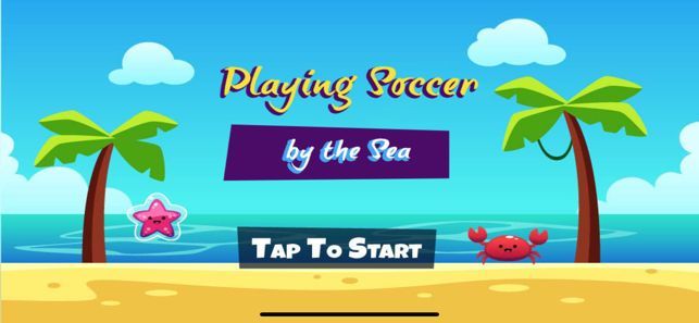 海边踢足球游戏图2