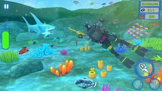 水下射击世界猎鱼人游戏图2