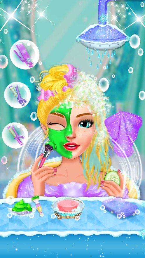 冰公主美人头发沙龙游戏安卓版图片1