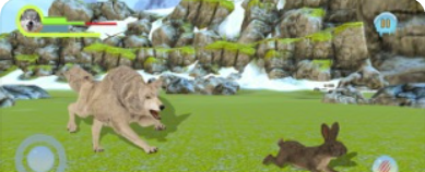狼模拟器3D的野生动物游戏图1
