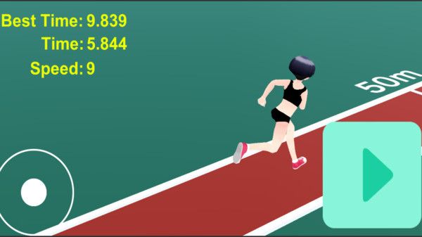 女高中生100米短跑游戏图1
