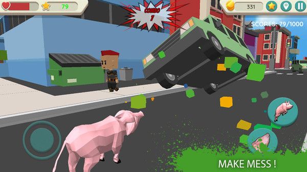 疯狂的猪模拟游戏安卓版图片1