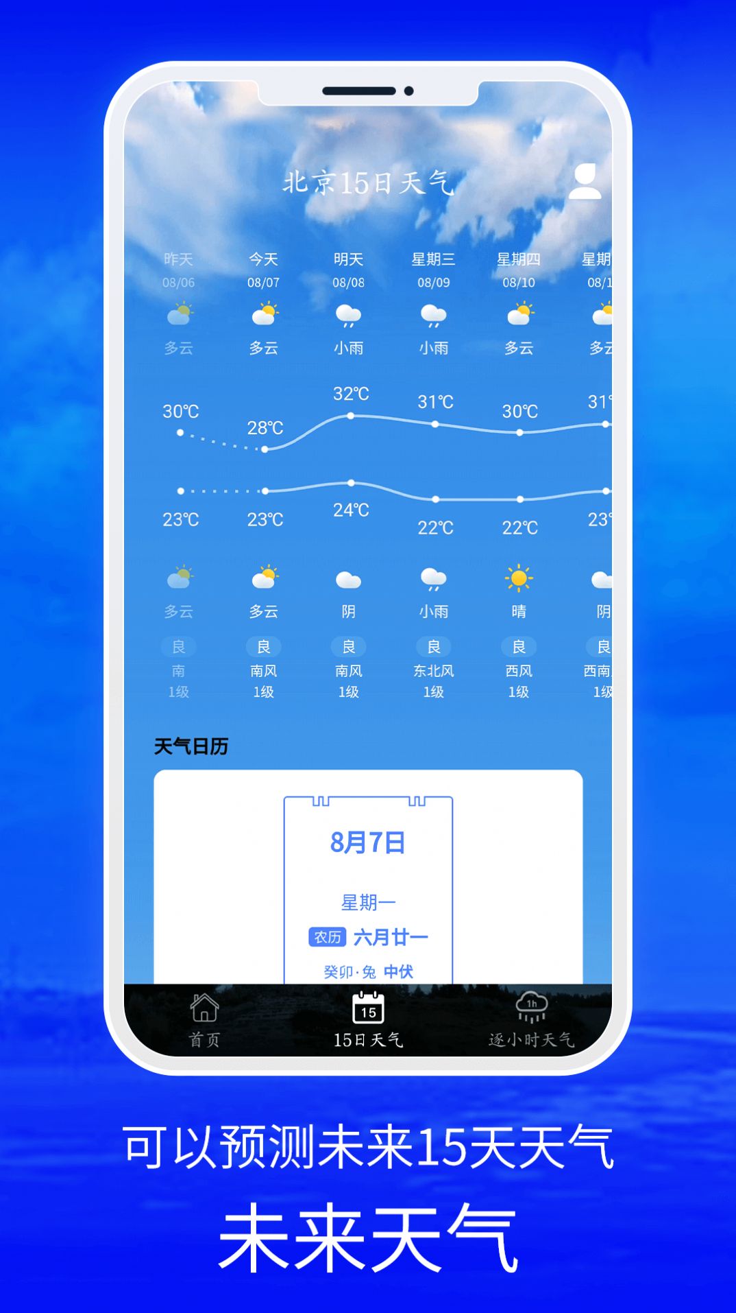 睿睿黄历天气安卓app图1