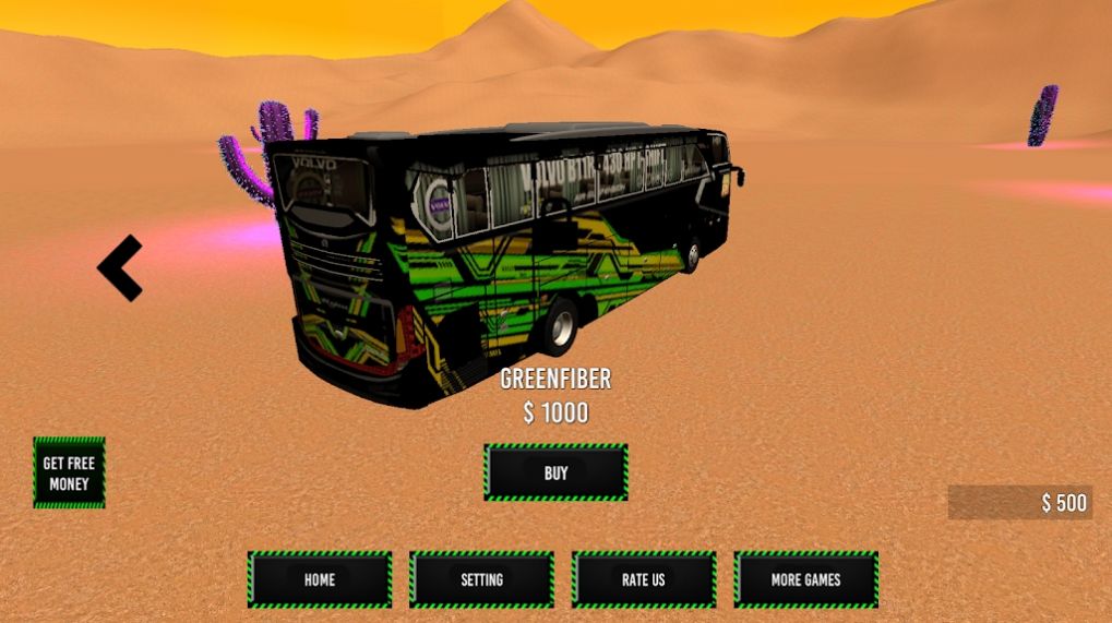 炎热沙漠的巴士游戏图1