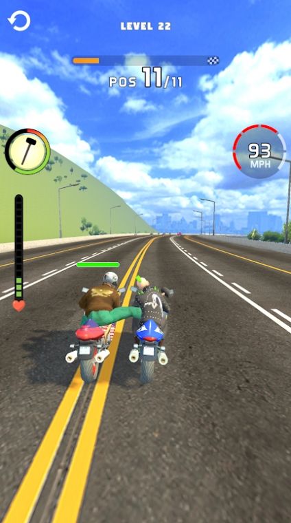 3D摩托公路竞赛游戏图1