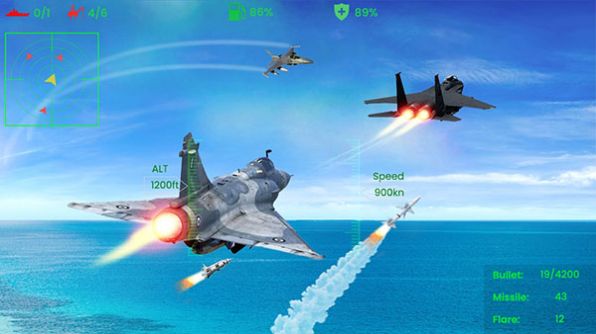 喷气式战机空袭游戏图3