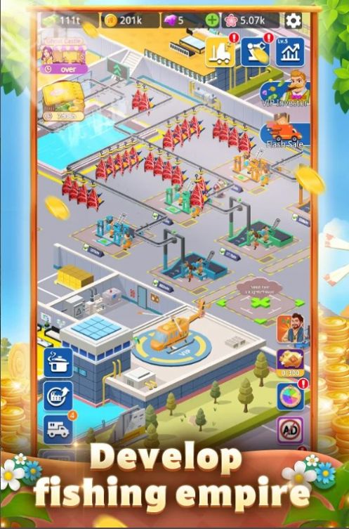 家园岛鱼工厂模拟游戏图2