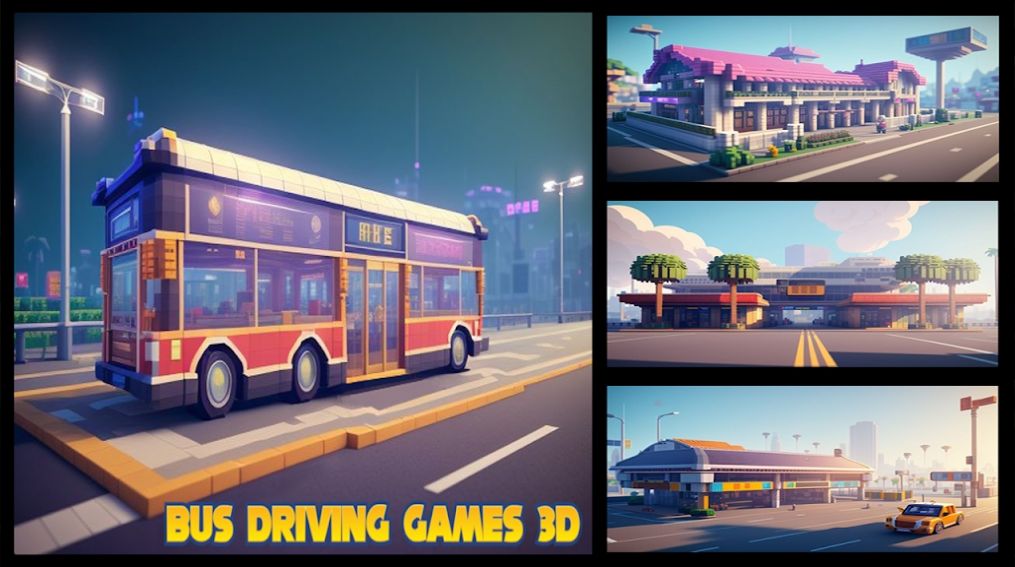 城市沙盒巴士模拟器3D游戏图2