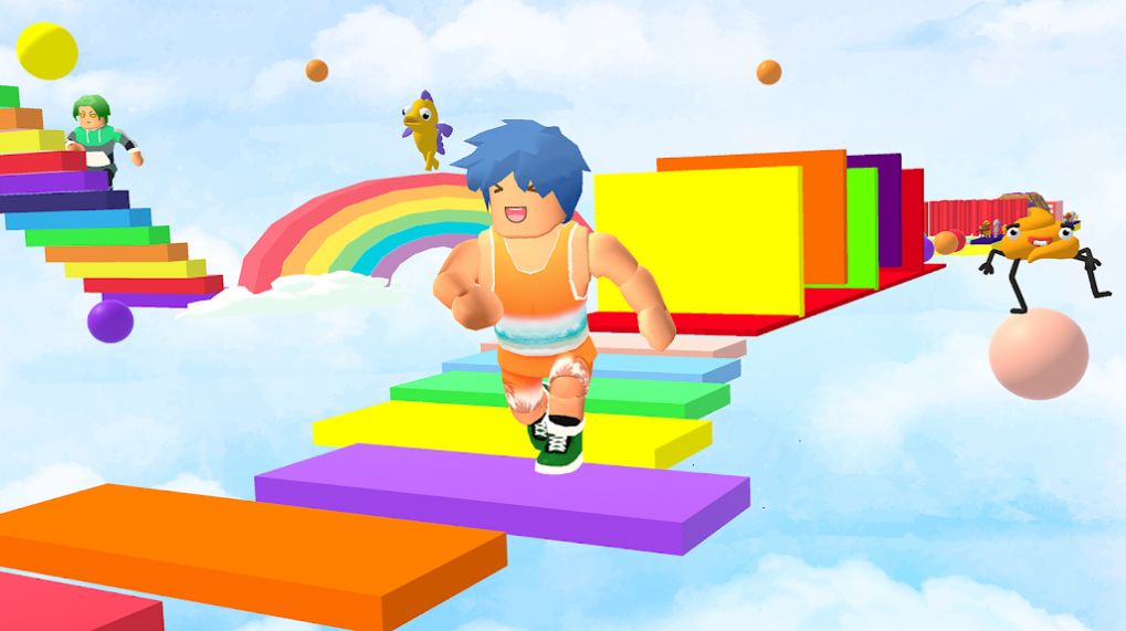 彩虹楼梯跑酷游戏图2