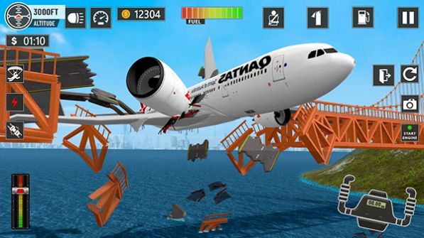 飞机失事紧急降落游戏图2