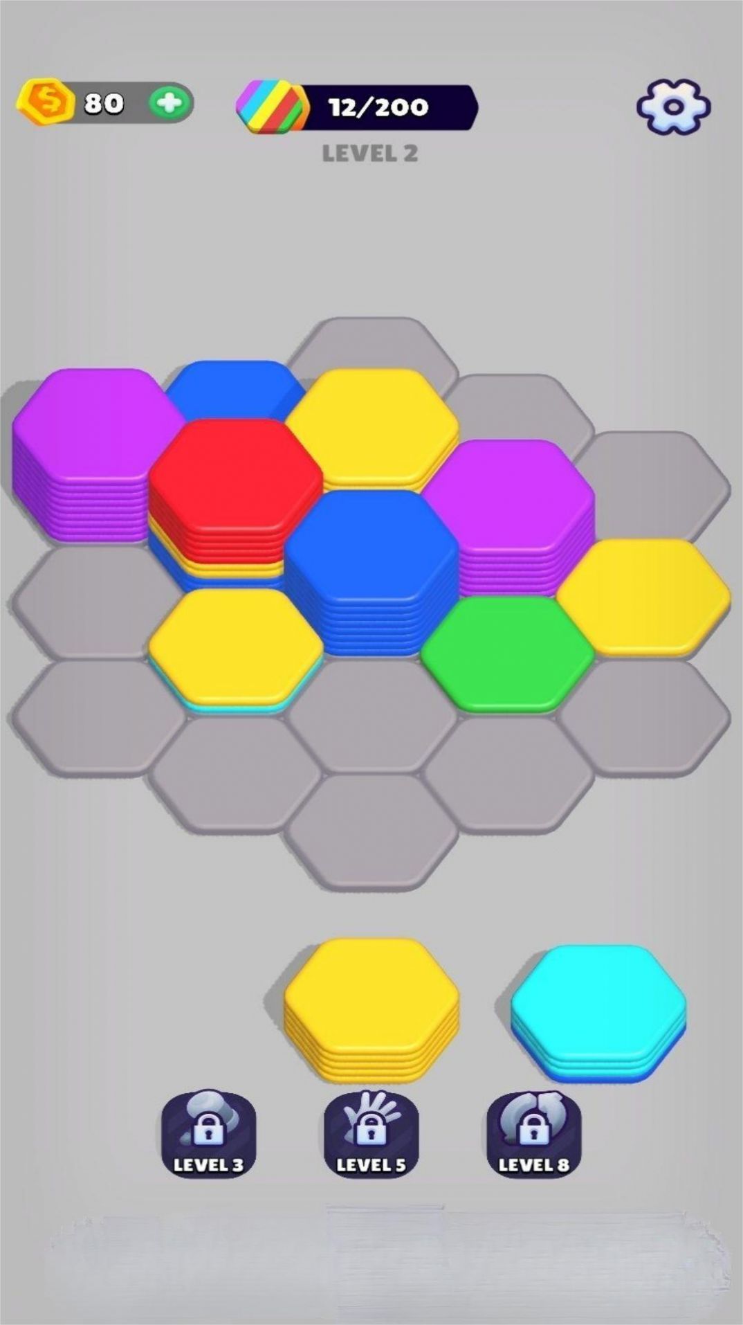 彩色方块消除游戏图1